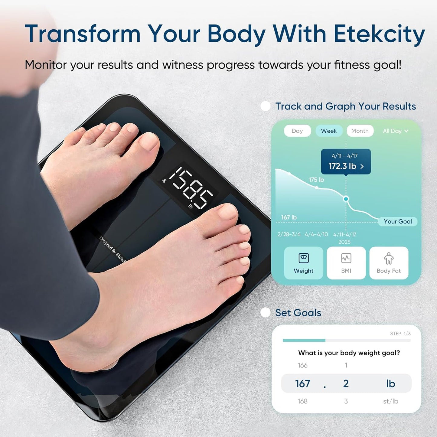 Etekcity Smart Scale for Body Weight